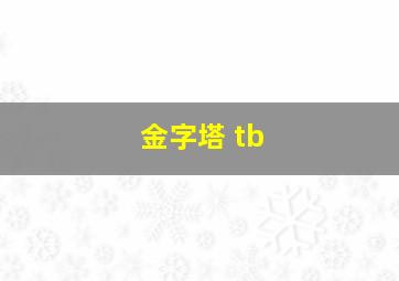 金字塔 tb